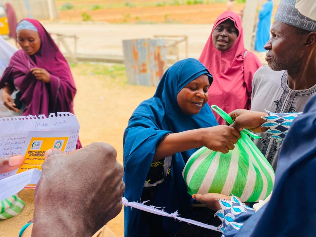 Beneficiary receiving pack