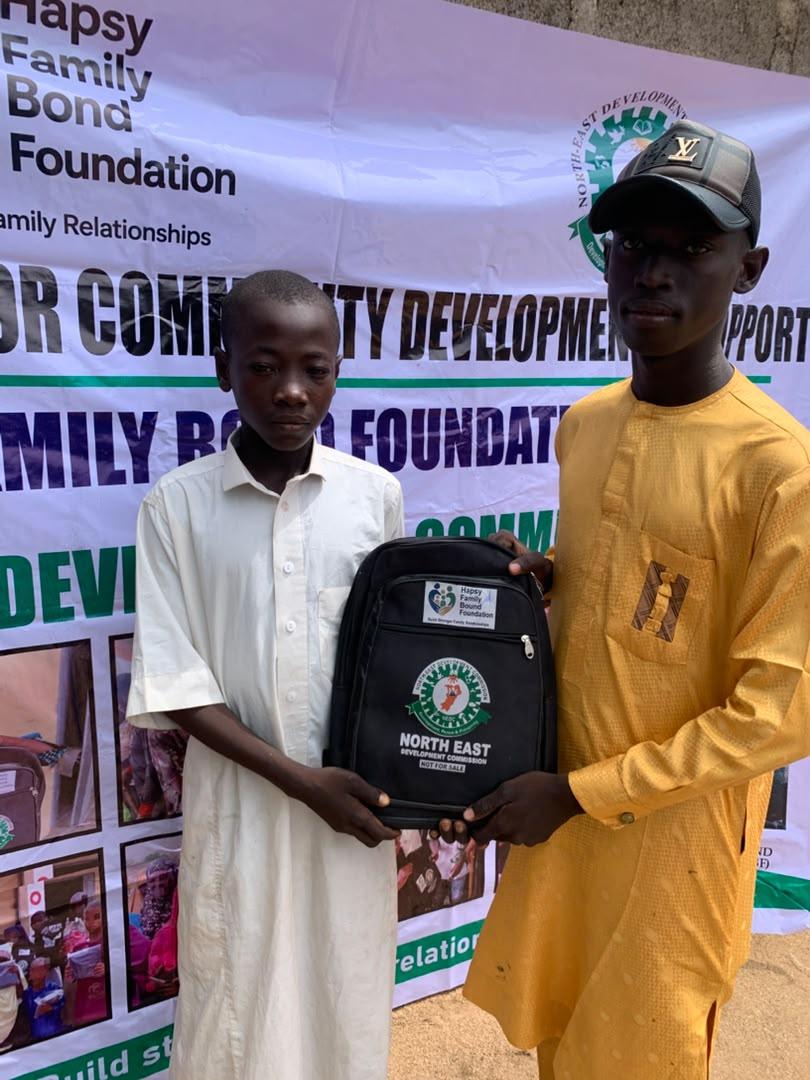 School bag distribution